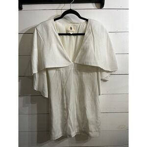 The Jetset Diaries White Flare Sleeve Dress Women's Size Small